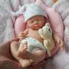 12" Girl Micro Preemie Full Body Silicone Doll Lulu Lifelike Mini Reborn Doll Surprice Children Anti-Stress My Melody - Unpainted view 4