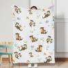 Baby Cute Sea Otter Blanket for Boy Girl Cute Animals Family Soft Swaddle Blanket Cartoon Sea Animals Unisex Receiving Blankets Flannel Baby Nursery Toddler Bed Blanket Crib Cover Playmat 50x60 view 2