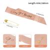 9th girls Birthday Sash and Tiara Set Rose Gold Birthday Sash Crown Birthday Party Favors Supplies for girls Party view 3