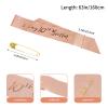 10th girls Birthday Sash and Tiara Set Rose Gold Birthday Sash Crown Party Favors Supplies for girls Party view 3