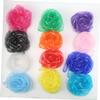 PACKOVE 20pcs Colorful Square Dance Veils for Boy Girl Lightweight Nylon Scarves for Kindergarten Performance Easy to Clean Durable and Versatile Random Colors view 4