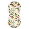 AMmao Herb Plant Mushroom Pattern Burp Cloths 1 Pack Muslin Burping Cloth Cotton Burp Towel Soft Absorbent Baby Burp Cloths for Boys Girls Newborn 22 x 11 in view 1