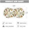AMmao Herb Plant Mushroom Pattern Burp Cloths 1 Pack Muslin Burping Cloth Cotton Burp Towel Soft Absorbent Baby Burp Cloths for Boys Girls Newborn 22 x 11 in view 2
