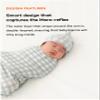 Konny Newborn Swaddle Pouch | Soft & Breathable Baby Sleepwear(0-3 Months) | Swaddles for Newborns, Nursery Swaddling Blankets (Creamy Gingham) view 2