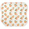 KEIGE 4Pcs Fruit Orange Burp Cloth,Unisex Large Absorbent Soft Cotton Muslin Burping Cloths for Newborn Boys Girls,11x22in,A113100 view 1