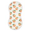 KEIGE 4Pcs Fruit Orange Burp Cloth,Unisex Large Absorbent Soft Cotton Muslin Burping Cloths for Newborn Boys Girls,11x22in,A113100 view 3