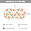KEIGE 4Pcs Fruit Orange Burp Cloth,Unisex Large Absorbent Soft Cotton Muslin Burping Cloths for Newborn Boys Girls,11x22in,A113100 view 4