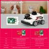 Yahboom Raspberry Pi 5 AI Visual ROS2 Smart Robot Car Kit 2DOF Carmer Autonomous Driving Lidar Stem Education Project for Teen Engineers Students (with Raspberry Pi5-8GB), White view 4