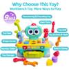 iPlay, iLearn Toddler Musical Workbench Toys for One Year Old Boys, Baby Pretend Play Tool Set, Infant Shape Sorter Activities, Kids Pounding Game, 1st Birthday Gift for 12 18 24 Month Girls Age 1 2 3 view 2