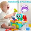 iPlay, iLearn Toddler Musical Workbench Toys for One Year Old Boys, Baby Pretend Play Tool Set, Infant Shape Sorter Activities, Kids Pounding Game, 1st Birthday Gift for 12 18 24 Month Girls Age 1 2 3 view 3