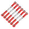 ifundom 12pcs Rc Car Tie Rod Linkage Aluminum Turnbuckles Steering Link Rod Rc Truck Accessory CNC Machined view 4