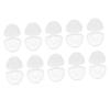 BESTonZON 20pcs Portable Pacifier Holder Case Transparent Pacifier Storage Box for Newborns Design Buckle Closure for Travel and Home Use view 1