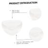 BESTonZON 20pcs Portable Pacifier Holder Case Transparent Pacifier Storage Box for Newborns Design Buckle Closure for Travel and Home Use view 2