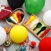 100 Pieces Juneteenth Day Latex Balloons Jamaica Rasta Reggae Balloons Red Green Yellow Black White Round Balloons for Black History Month 420 Party Freedom Day Party Favors (12 Inch) view 4