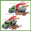 DDZOOU Big Tow Truck Toys with Crane for Boys Age 4-7, Logging Truck with Music and Lights for Kids Age 8-12, for Kids with a Passion for Farm Toys view 3
