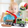 DDZOOU Big Tow Truck Toys with Crane for Boys Age 4-7, Logging Truck with Music and Lights for Kids Age 8-12, for Kids with a Passion for Farm Toys view 4