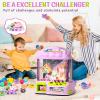 MIAOKE Large Claw Machine for Kids, Musical Electronic Arcade Game Console with Adjustable Sound, Christmas and Birthday Gift for Kids, Includes 30 Toys & 24 Game Coins & 20 Surprise Eggs view 4