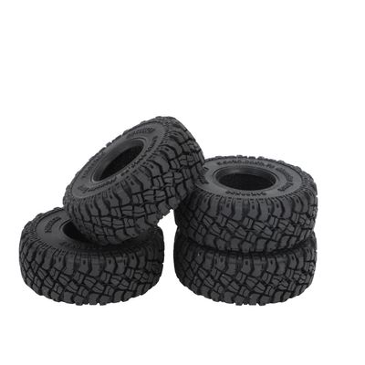 1.0 Tires-2.28in*0.94in Rc Crawling Tires All Terriain Large Tyre for 1/18 TRX4M 1/24 SCX24 AX24 FCX24 RC Crawler Axial RC Crawler Car -Tire Tread D