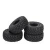 1.0 Tires-2.28in*0.94in Rc Crawling Tires All Terriain Large Tyre for 1/18 TRX4M 1/24 SCX24 AX24 FCX24 RC Crawler Axial RC Crawler Car -Tire Tread D view 1