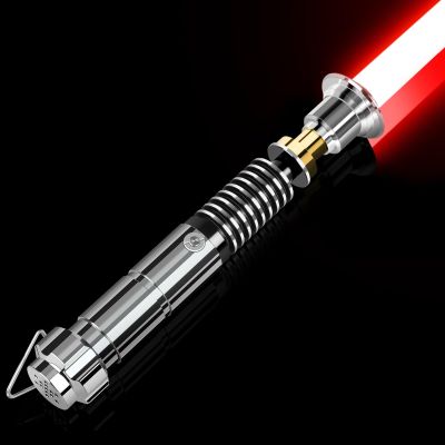Adawlert Smooth Swing Luke Lightsaber, 16 RGB Colors Change Dueling Light Saber with Motion Control & 16 Sounds Fonts, Premium Metal Hilt Lightsaber for Adults Teens, USB-C Recharge