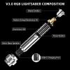 Adawlert Smooth Swing Luke Lightsaber, 16 RGB Colors Change Dueling Light Saber with Motion Control & 16 Sounds Fonts, Premium Metal Hilt Lightsaber for Adults Teens, USB-C Recharge view 3