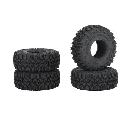 1.0 Tires-2.28in*0.94in Rc Crawling Tires All Terriain Large Tyre for 1/18 TRX4M 1/24 SCX24 AX24 FCX24 RC Crawler Axial RC Crawler Car