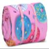 iscream Yummy Print Cozy Silky Soft Fleece Lined Sleeping Bag and Pillow Set for Kids - Go Do-Nuts view 4