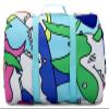iscream Fun Print Cozy Silky Soft Fleece Lined Sleeping Bag and Pillow Set for Kids - Sharks Ahoy view 3