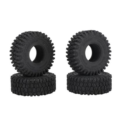 1.0 Tires-2.28in*0.94in Rc Crawling Tires All Terriain Large Tyre for 1/18 TRX4M 1/24 SCX24 AX24 FCX24 RC Crawler Axial RC Crawler Car -Tire Tread B