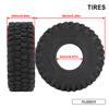 1.0 Tires-2.28in*0.94in Rc Crawling Tires All Terriain Large Tyre for 1/18 TRX4M 1/24 SCX24 AX24 FCX24 RC Crawler Axial RC Crawler Car -Tire Tread B view 2