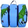 iscream Fun Print Cozy Silky Soft Fleece Lined Sleeping Bag and Pillow Set for Kids - Dinos on a Roll view 3
