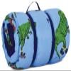 iscream Fun Print Cozy Silky Soft Fleece Lined Sleeping Bag and Pillow Set for Kids - Dinos on a Roll view 4