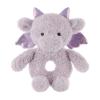 Apricot Lamb Purple Dragon Soft Baby Rattle for Boys and Girls, Plush Stuffed Animal Rattle Toy Lovey for The Newborn, 0-3 Months, 0-6 Months and Above view 1