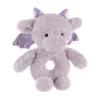 Apricot Lamb Purple Dragon Soft Baby Rattle for Boys and Girls, Plush Stuffed Animal Rattle Toy Lovey for The Newborn, 0-3 Months, 0-6 Months and Above view 4