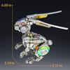 Metalkitor 3D Metal Puzzles for Adults, Cyberpunk Rabbit Mechanical Model DIY Ornament - Assembly Jigsaw Crafts Brain Teaser - Perfect Desk Decor and Gift Choice(200+PCS) view 4