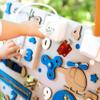 1 2 3 Year Old Girl Boy Gift Toddler Busy Board Sensory Activity Board Montessori Toys for Baby Dementia Fidget Toy Adult Boards Parts view 2