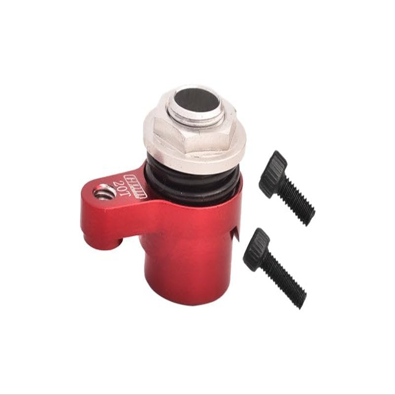 7075 Aluminum Alloy 20T Servo Saver Set Horn with Built-in Spring for Arrma 1/18 Granite GROM MEGA 380 Brushed 4X4 Monster Truck ARA2102 Upgrade Parts - Red