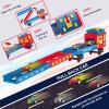 Electric Train Set Christmas Train Toys for Boys with Smokes, Lights and Sound (ON/Off) Rechargeable Train Set Under Christmas Tree, Toddler Model Trains for 3 4 5 6 7 8+ Years Old Kids Gifts view 3