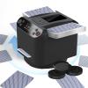 DSPDVWOW Automatic Card Dealer and Mixer, Card Shuffler, 360 Rotating Card Dealer, Rotating Card Output Machine with 4 Wireless Card Dealer Buttons,Black view 1
