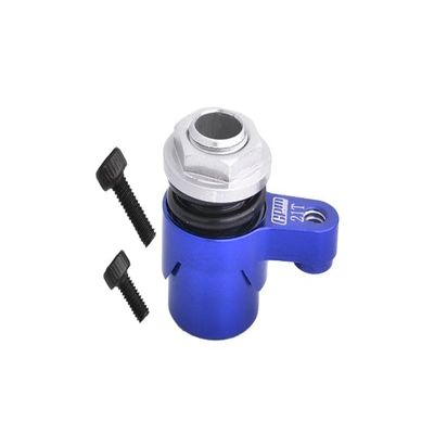 7075 Aluminum Alloy 21T Servo Saver Set Horn with Built-in Spring for Arrma 1/18 Granite GROM MEGA 380 Brushed 4X4 Monster Truck ARA2102 Upgrade Parts - Blue