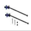 4140 Medium Carbon Steel Front Or Rear Driveshaft with 7075 Alloy Hex for Traxxas 1:5 XRT 8S 78086-4 / XRT Ultimate 8S 78097-4 / X Maxx Ultimate 8S 77097-4 / X Maxx 8S WideMAXX #7895 Upgrades - Blue view 1