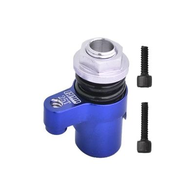 7075 Aluminum Alloy 25T Servo Saver Set Horn with Built-in Spring for Arrma 1/18 Granite GROM MEGA 380 Brushed 4X4 Monster Truck ARA2102 Upgrade Parts - Blue