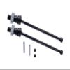 4140 Medium Carbon Steel Front Or Rear Driveshaft with 7075 Aluminum Alloy Hex for Traxxas 1:5 X Maxx 8S 77086-4 / X Maxx Ultimate 8S 77097-4/1:6 Sand Car 8S 109076-4 Upgrades - Silver view 1