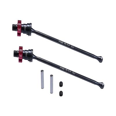 4140 Medium Carbon Steel Front Or Rear Driveshaft with 7075 Alloy Hex for Traxxas 1:5 XRT 8S 78086-4 / XRT Ultimate 8S 78097-4 / X Maxx Ultimate 8S 77097-4 / X Maxx 8S WideMAXX #7895 Upgrades - Red