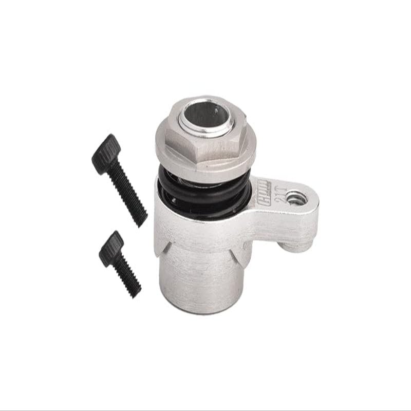 7075 Aluminum Alloy 21T Servo Saver Set Horn with Built-in Spring for Arrma 1/18 Granite GROM MEGA 380 Brushed 4X4 Monster Truck ARA2102 Upgrade Parts - Silver