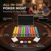 HEITOK 500 Piece Poker Chip Set - 11.5g Heavyweight Numbered Chips with Aluminum Case, Metal Dealer Button, 2 Decks Cards - Professional Casino Grade Texas Holdem Set for Adult Game Night view 2