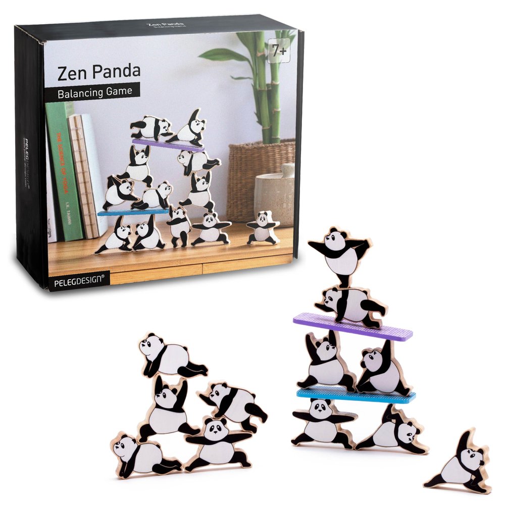 PELEG DESIGN Zen Panda Balancing Game: A Balancing Game with Fun & Relaxing Challenge for All Ages
