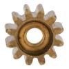 Brass Servo Gear 12 Tooth MOD 0.8 with 25T Spline Hardened Replacement Pinion Gear for Servo Repair and RC Model Accessories view 1