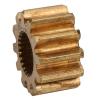Brass Servo Gear 12 Tooth MOD 0.8 with 25T Spline Hardened Replacement Pinion Gear for Servo Repair and RC Model Accessories view 3