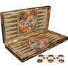 19" inch Backgammon Sets for Adults X Large Wooden Game Board Handmade Game Sets and Checkers Gift idea for Dad, Husband, Birthdays view 1
